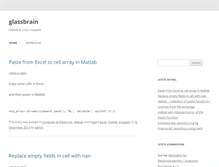 Tablet Screenshot of glassbrain.net